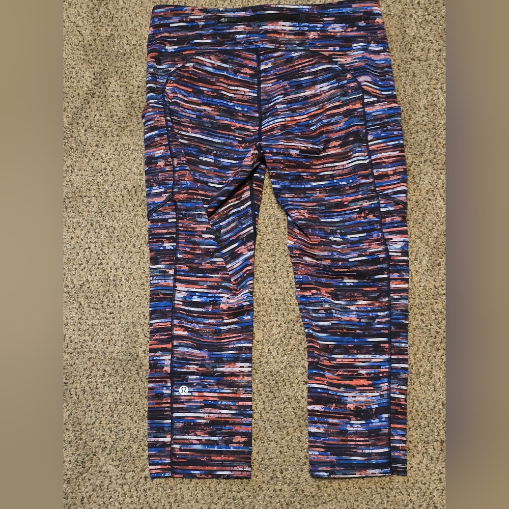 Lululemon's Nwot Fast and Free High-Rise Tight leggings. sz M CRBRLS - Picture 3 of 5